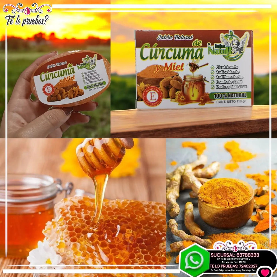 JABÓN CÚRCUMA + JABÓN DE SEBO DE RES